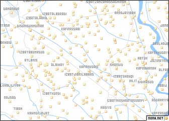 map of ‘Izbat ‘Umrān